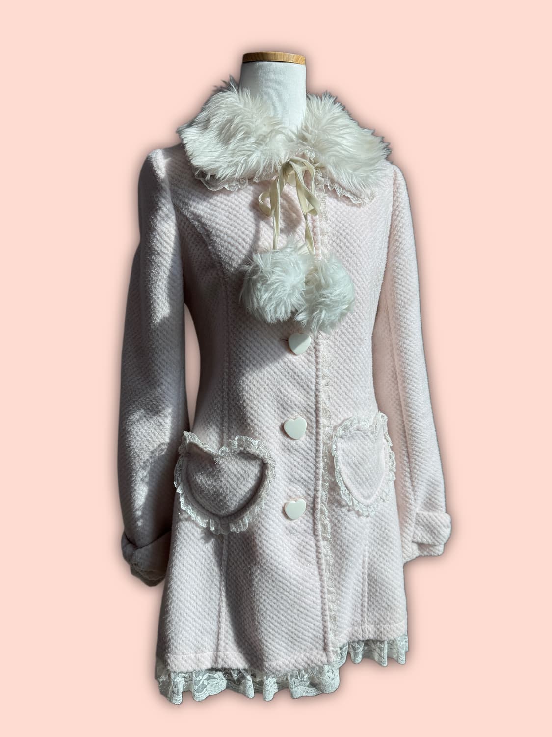 트랄라라 도트 레이스 코트 상품이미지2