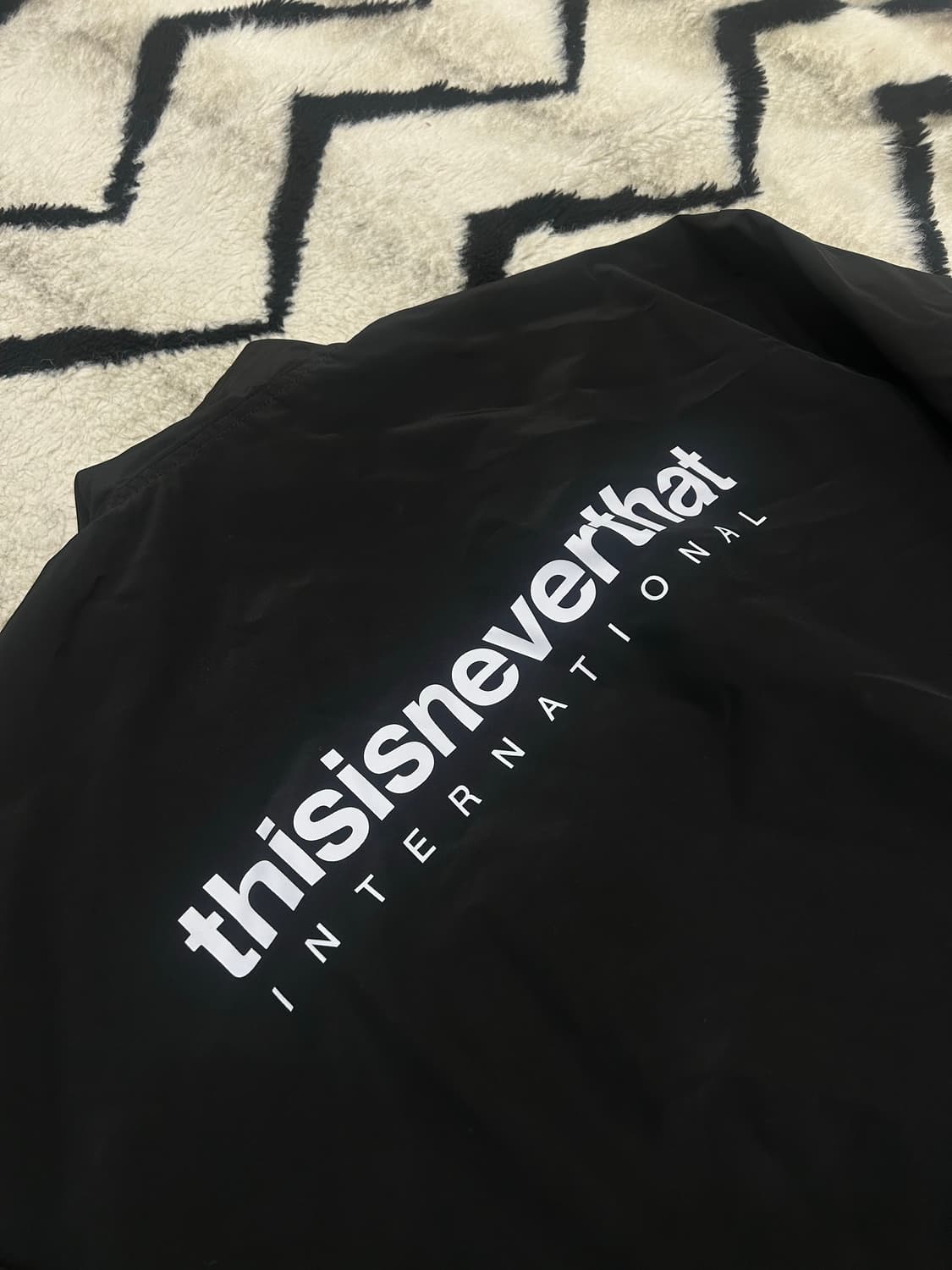 [L]디스이즈네버댓 팀 자켓/블랙 상품이미지1