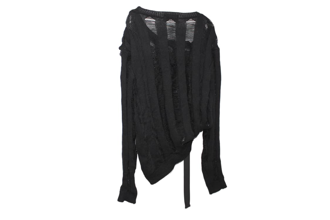 Ann Demeulemeester 앤드뮐미스터 디스트로이드 니트탑 상품이미지6