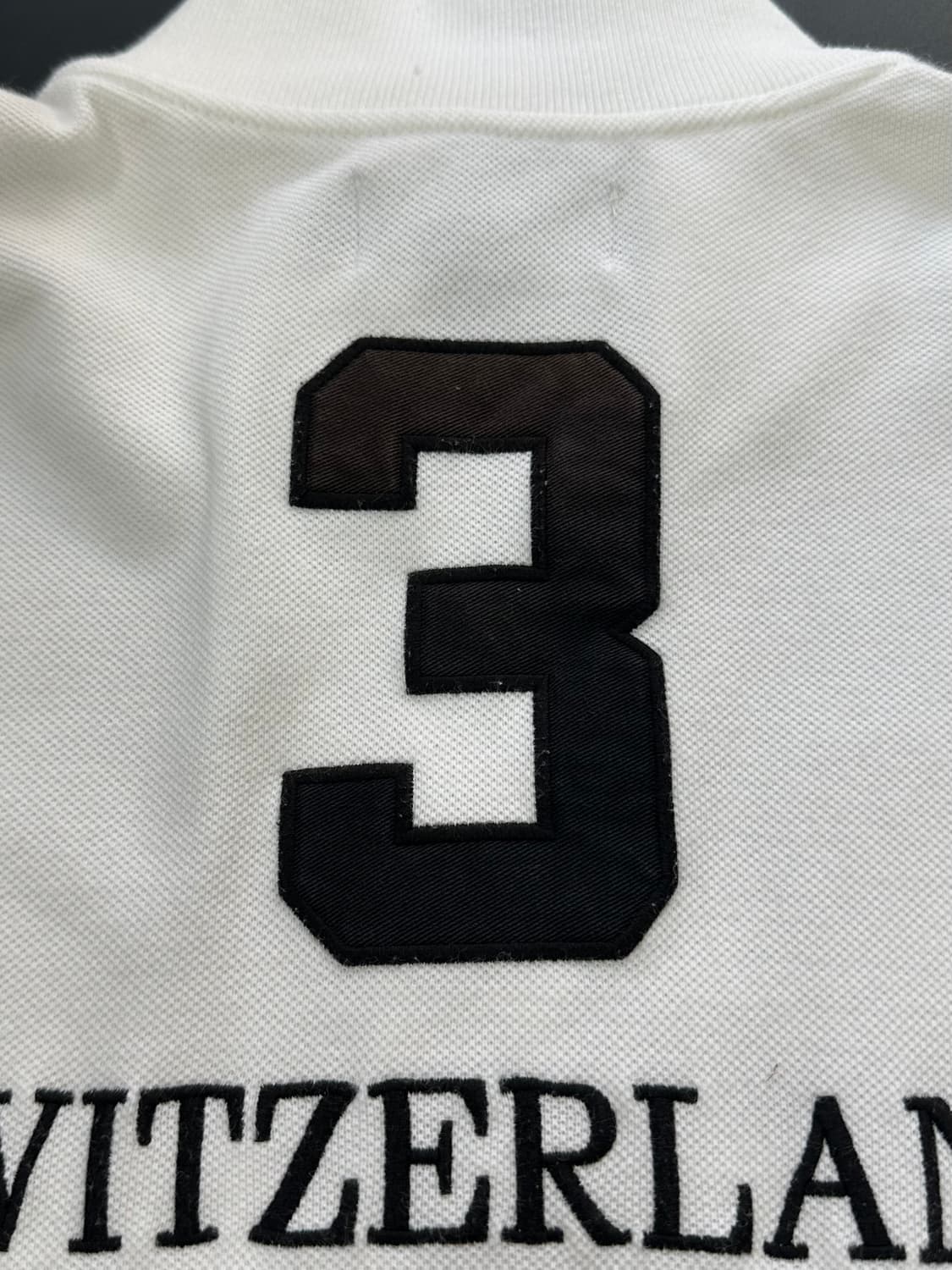 폴로랄프로렌90s 스위스 빅포니 넘버링 져지집업 화이트 상품이미지8