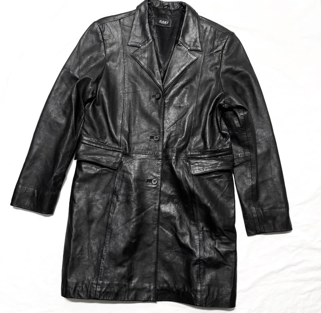 Saki - 레더 코트 상품이미지1