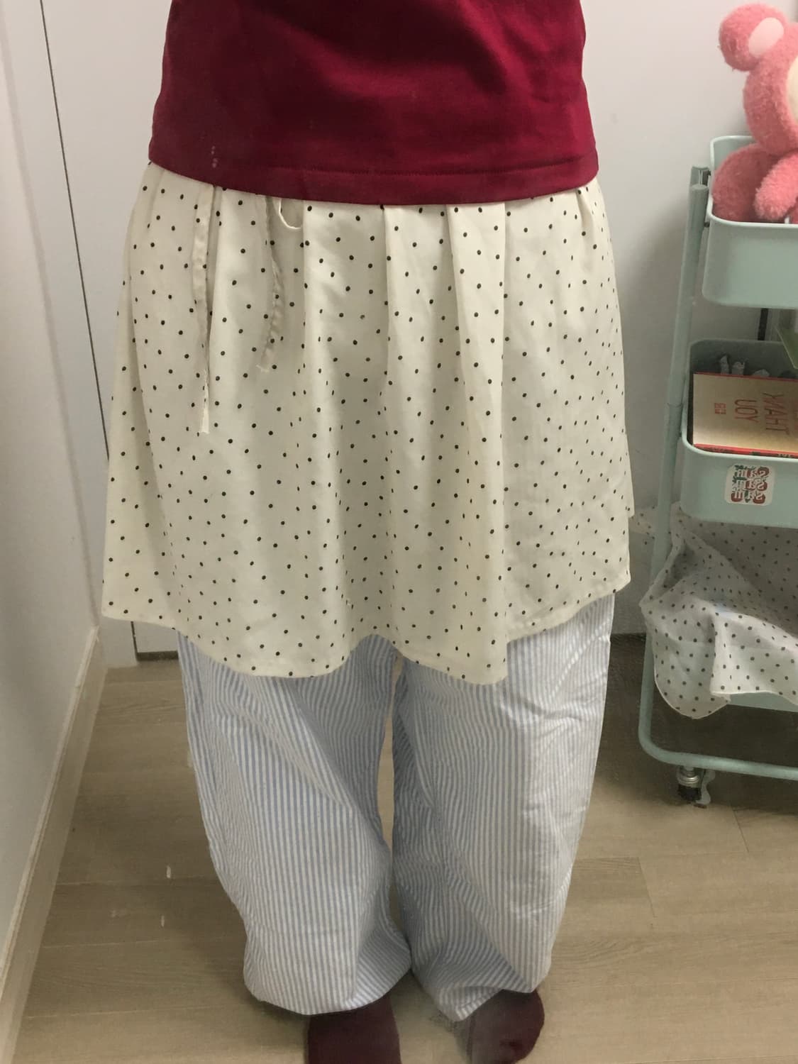 스트라이프 팬츠 상품이미지1