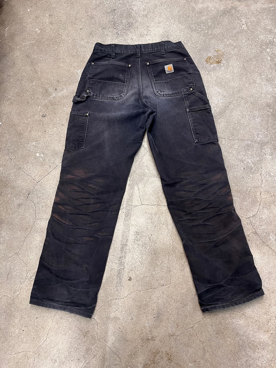 칼하트 B01 BLK 더블니 카펜터 워크팬츠 상품이미지5