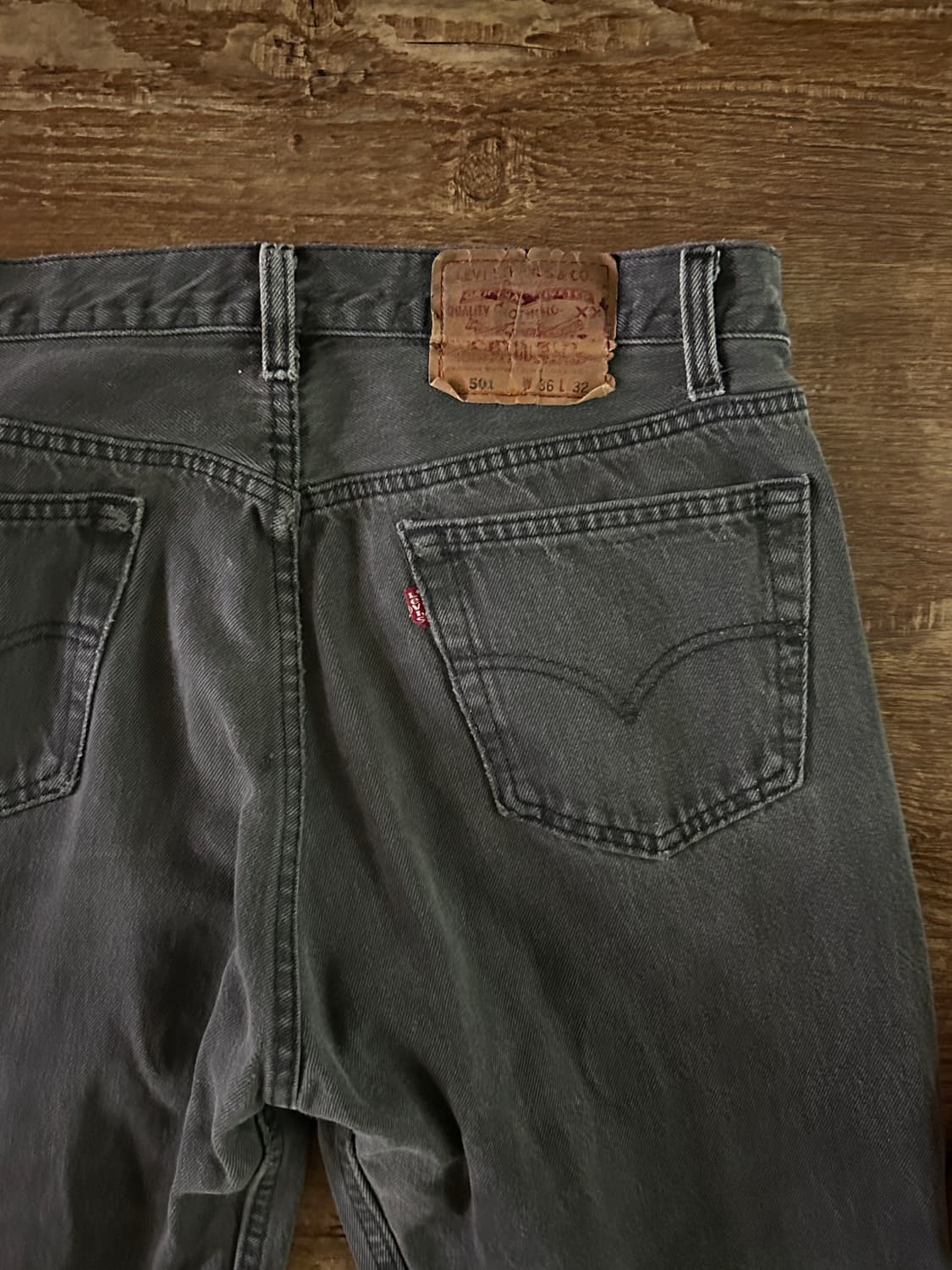 90s Levi's 501 블랙진 36 USA🇺🇸 상품이미지5