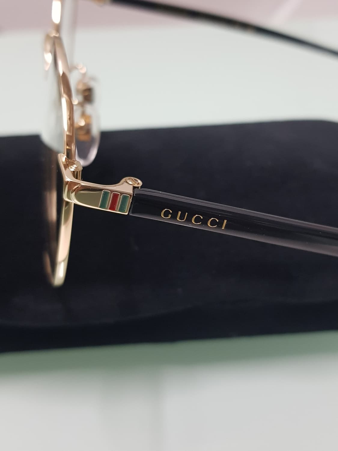 구찌남녀 럭셔리골드안경테(정품 새상품풀구성) 상품이미지5