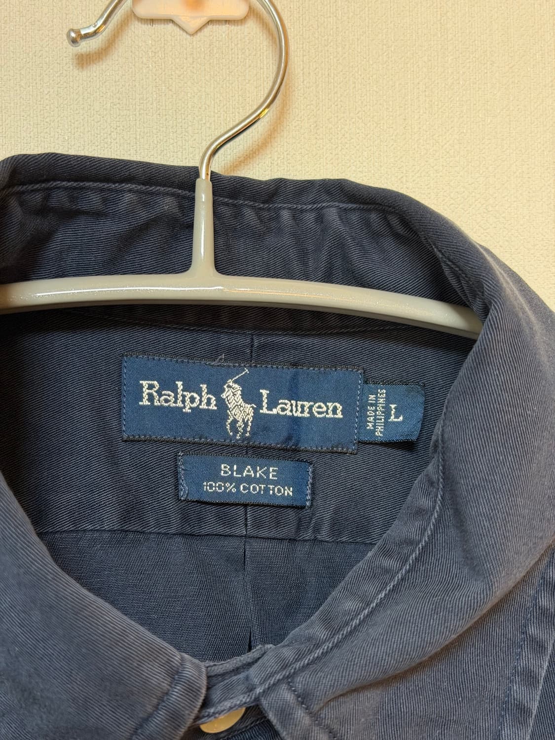 폴로랄프로렌 네이비 오버셔츠 상품이미지3