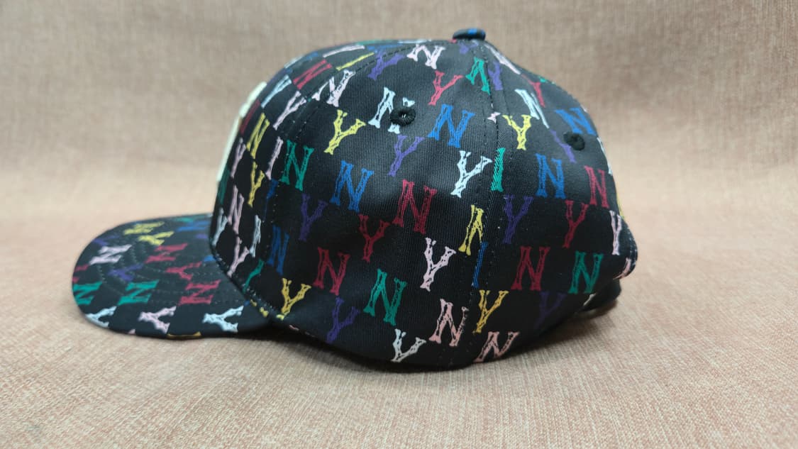 엠엘비 일회착용 모노그램 레인보우 스트럭쳐 볼캡 NY 상품이미지3