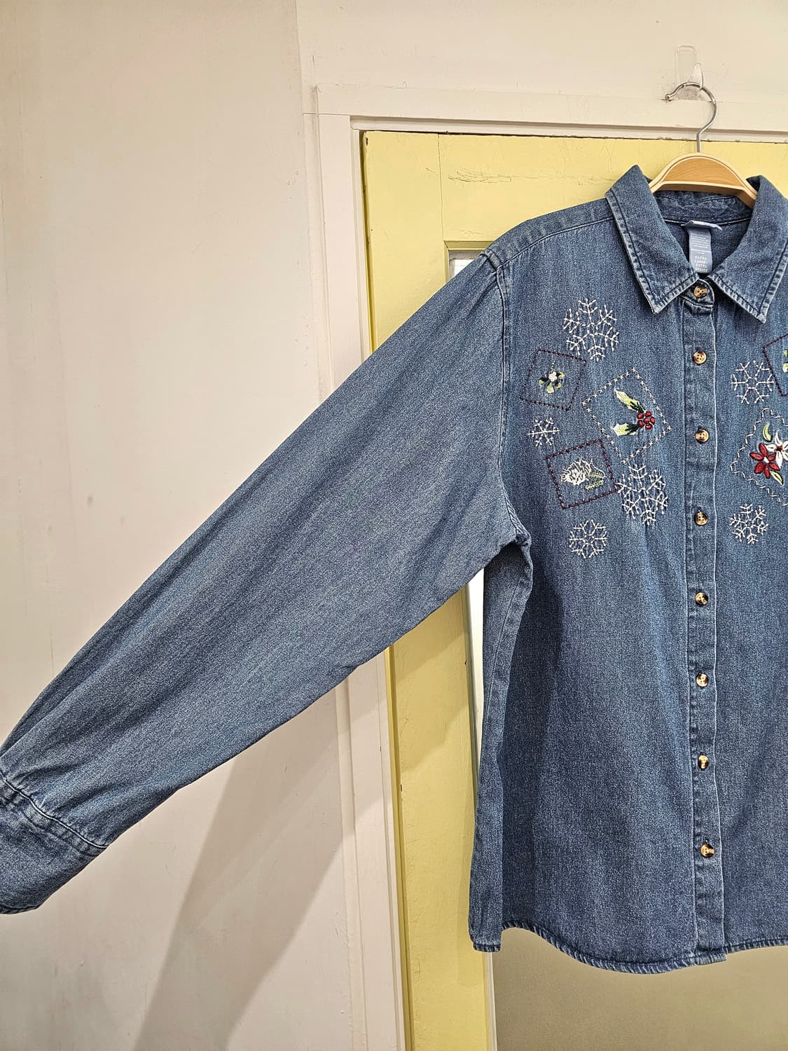 USA Holiday editions 자수 청셔츠 상품이미지3