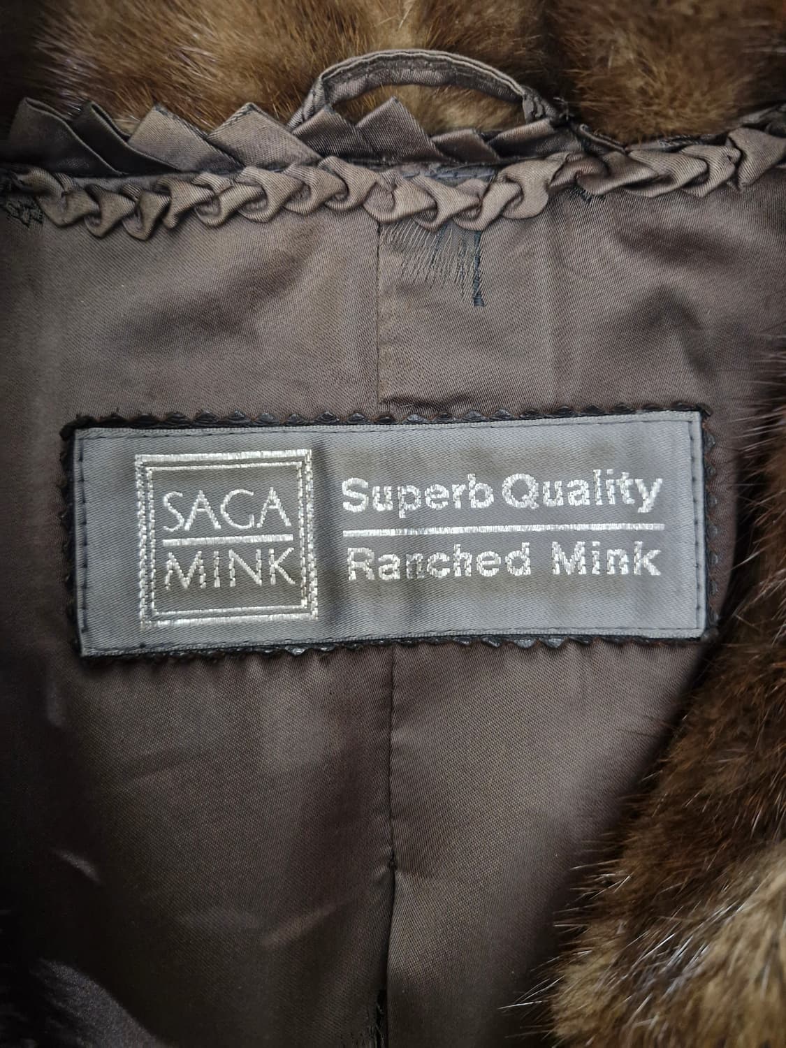 SAGA MINK 사가밍크 통핑크 퍼 코트 상품이미지5