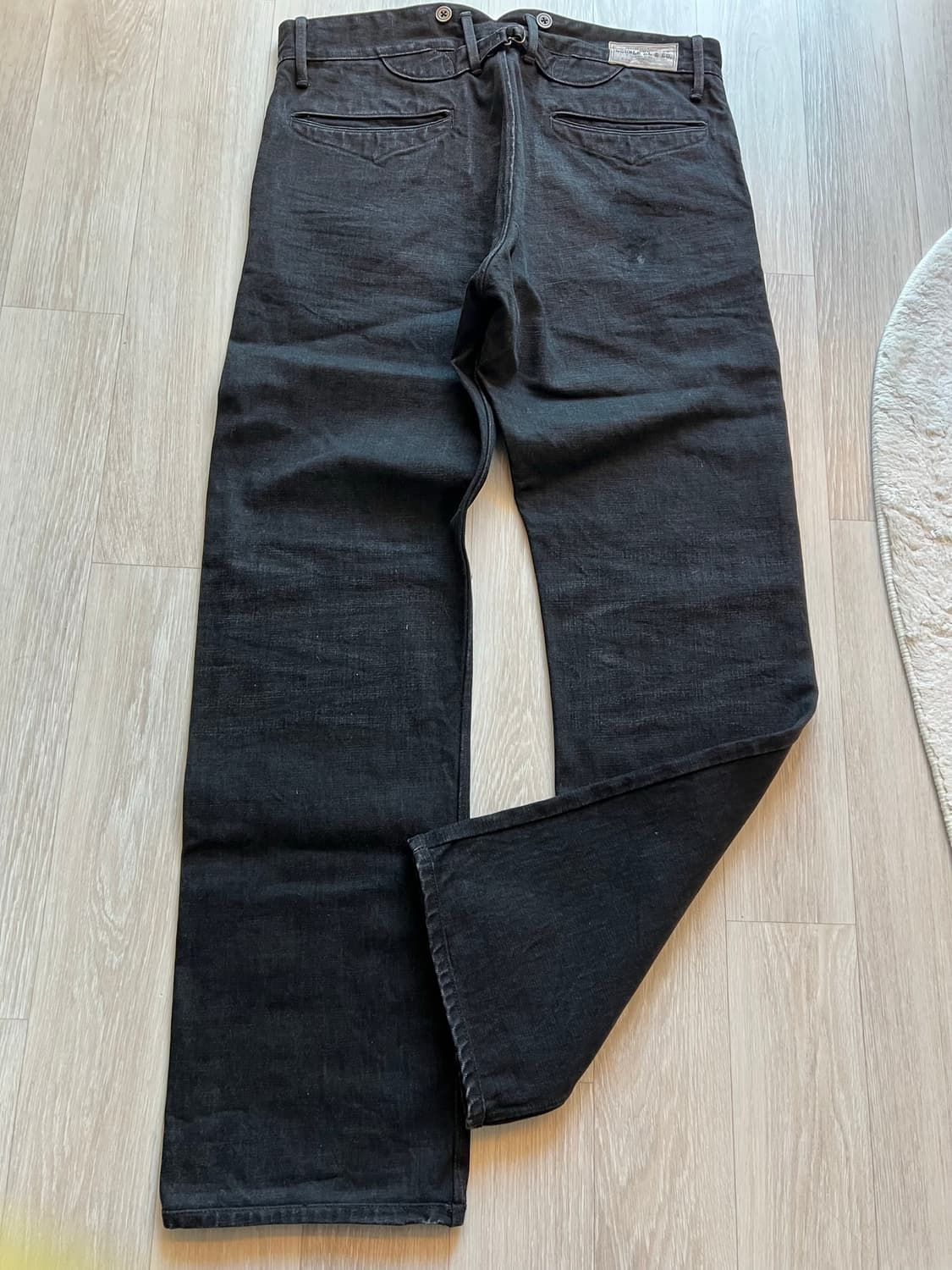 RRL waist overall 34x32  black 상품이미지5