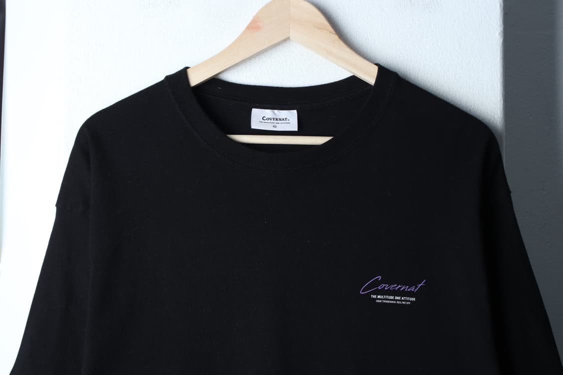 (XL-2XL) 커버낫 반팔 티셔츠 빅사이즈 플라워 블랙-H31345 상품이미지3