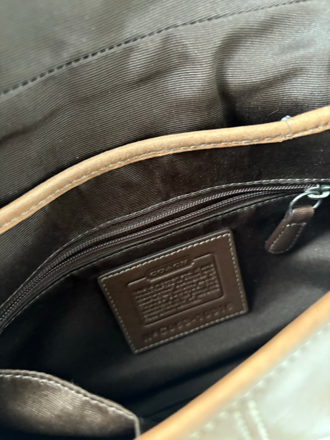 Coach brown shoulder bag 상품이미지5