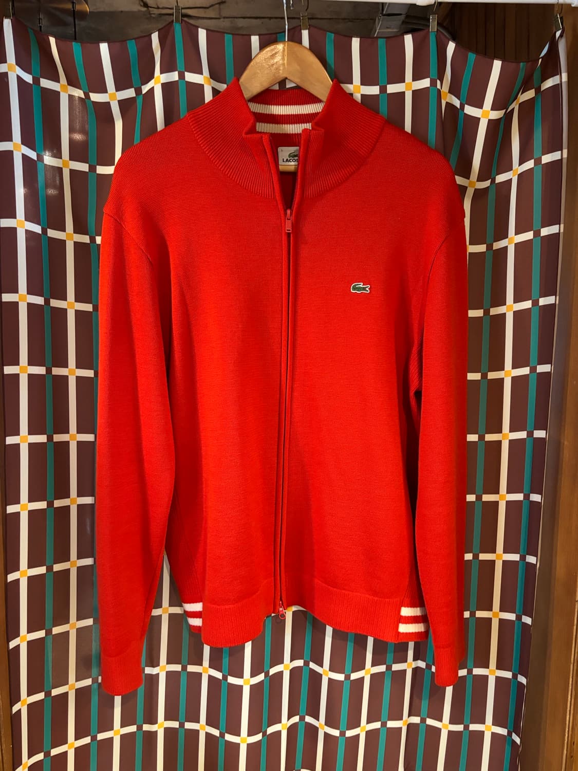 라코스테 니트 집업 상품이미지1