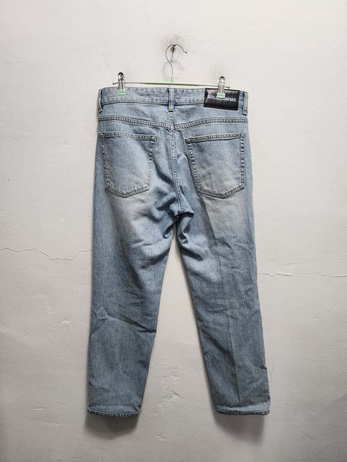 솔리드옴므 연청 데님 청바지 상품이미지1