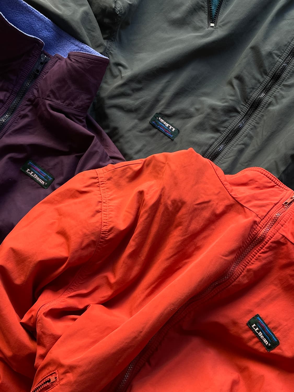 80-90s L.L. bean Warm-up Jacket Plum 상품이미지1