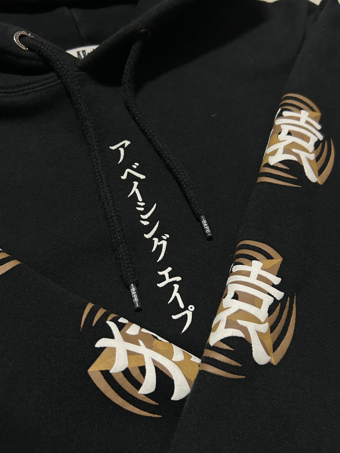 정품 베이프 닌자 풀오버 후드 M 상품이미지4