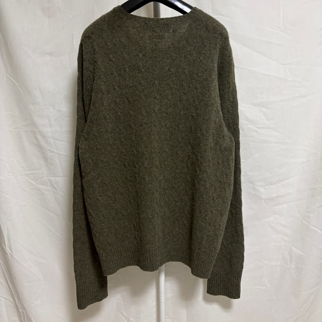 폴로 랄프로렌 램스율 케이블 니트 / 카키브라운, XL 상품이미지7