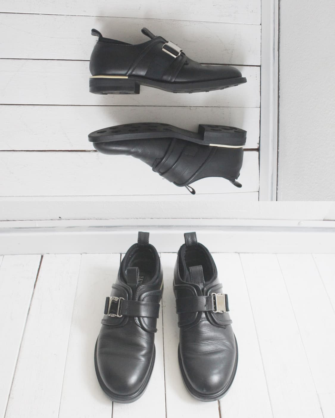 y’s metal buckle leather shoes 상품이미지3