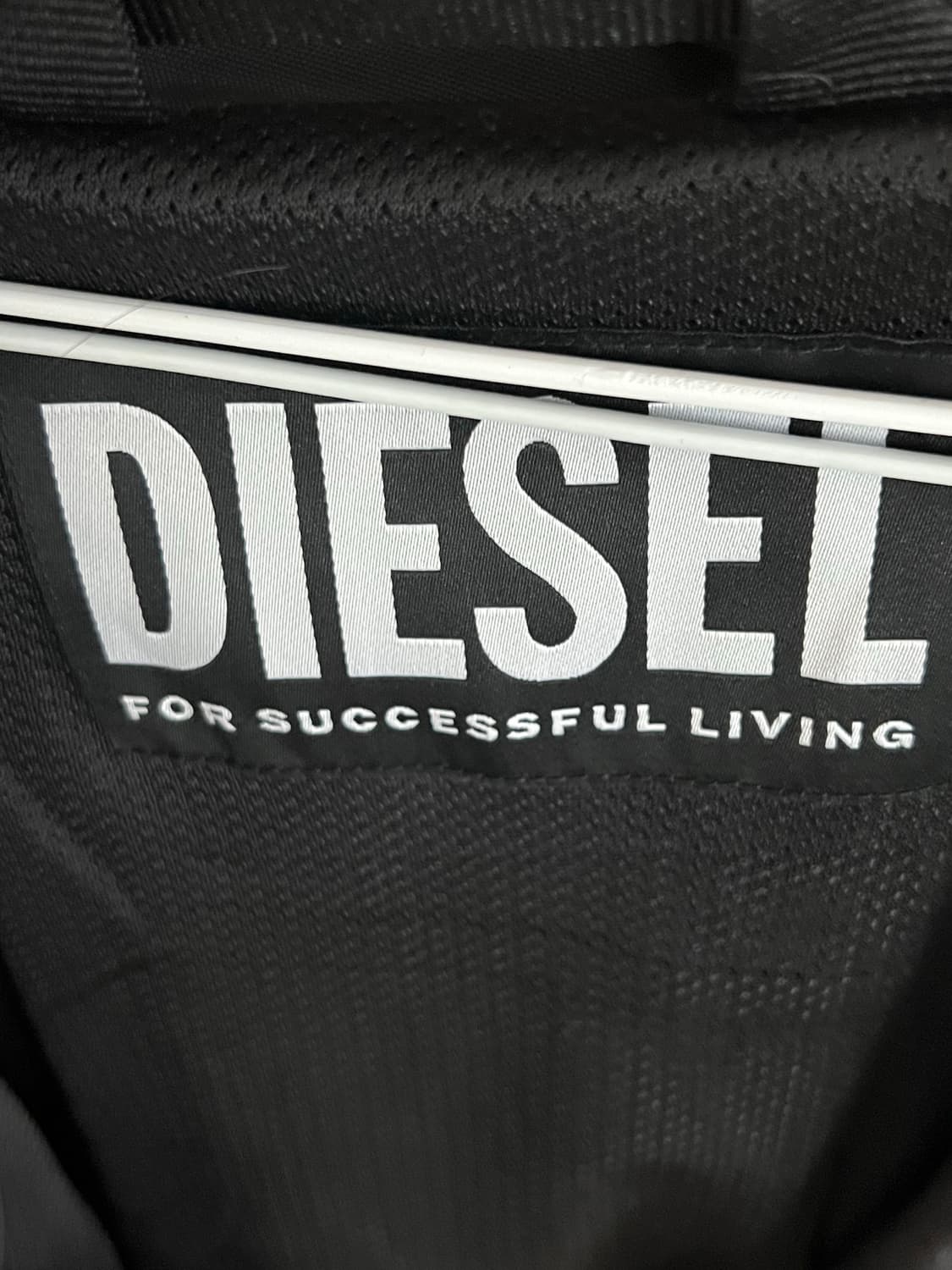 디젤 J-하이브스 콘트라스트 파이핑 윈드브레이커 블랙 L 상품이미지3