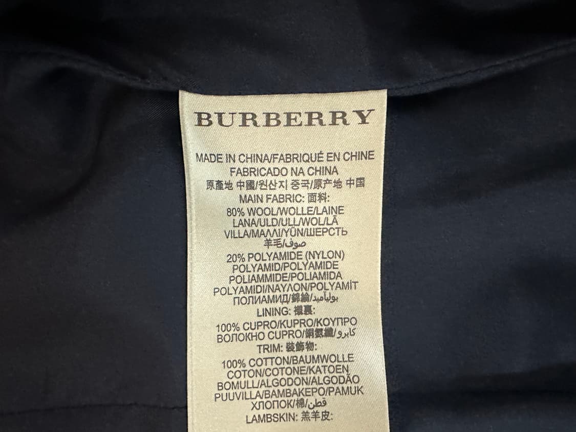 버버리 브릿 네이비 코트 FRA34 상품이미지7