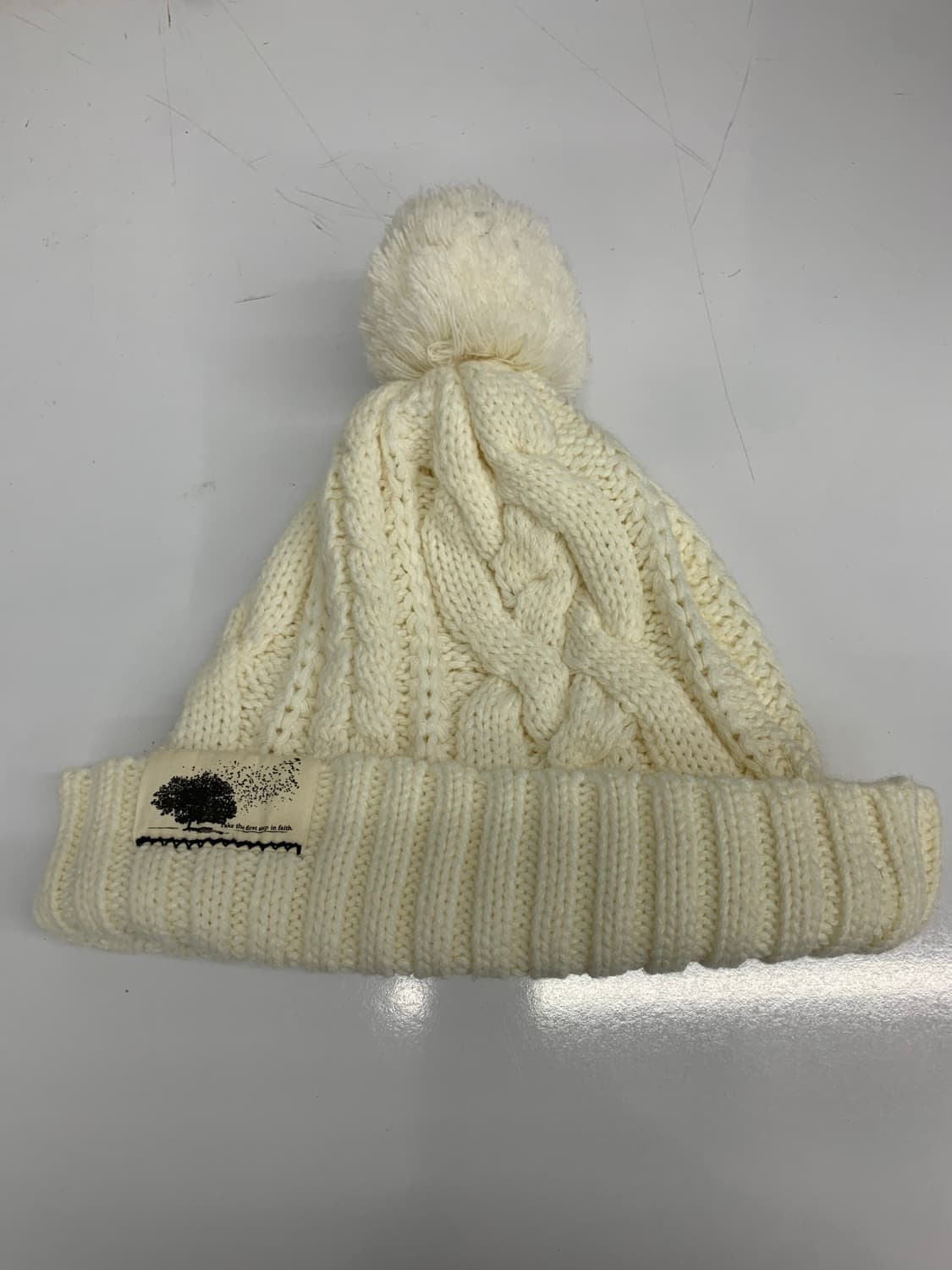 아이보리 폼폼이 비니 상품이미지4