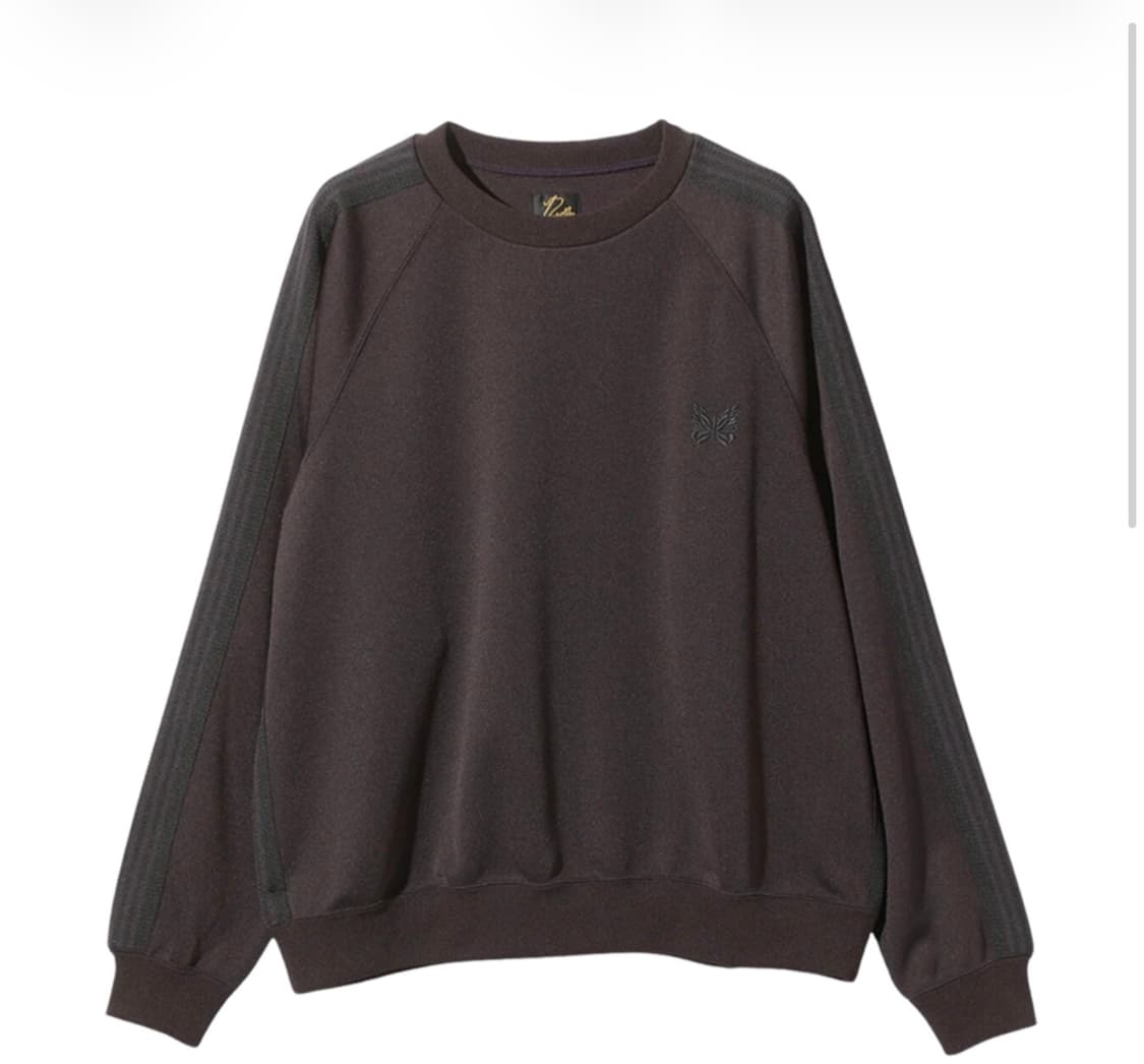 니들스 트랙 크루넥 다크 퍼플 상품이미지1