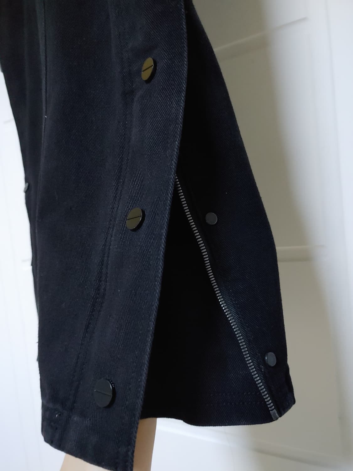 우영미 21fw 부츠컷 바이커 데님 팝니다 상품이미지4