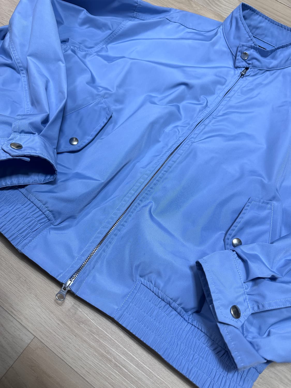 [2XL]스투시 서프 팀 해링턴 자켓 라이트 블루 상품이미지6