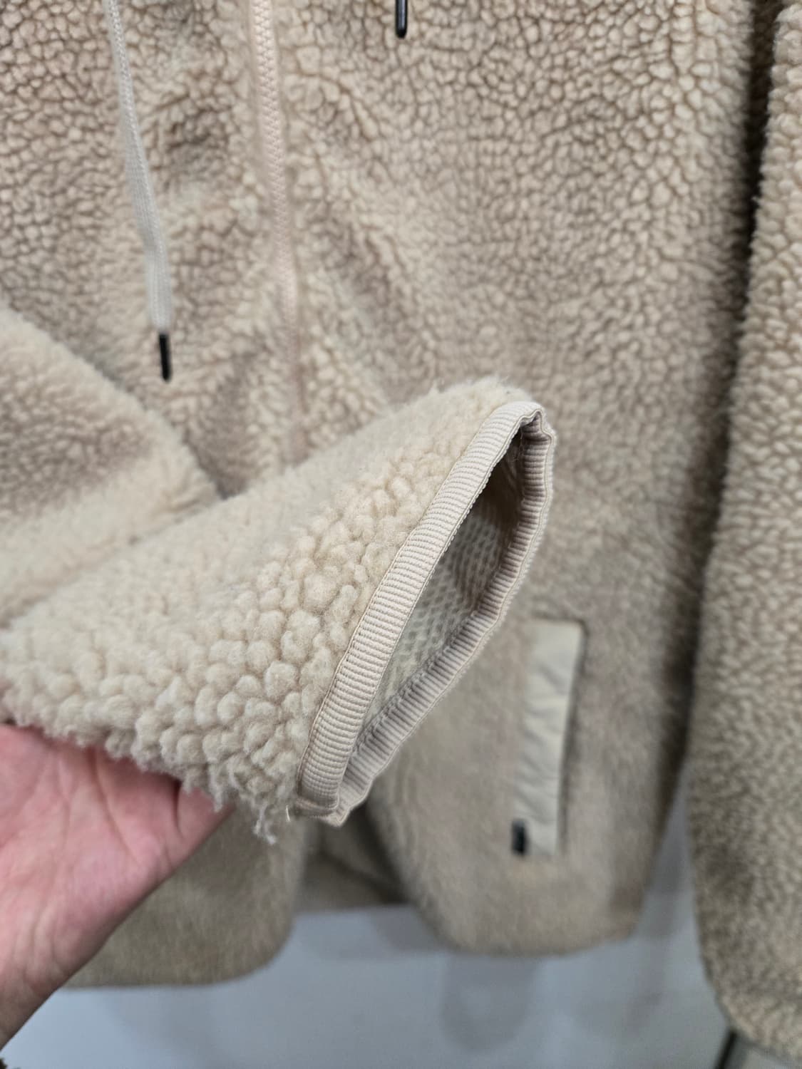 105,XL)) KULTE 쿨테 후드 양털 뽀글이 후리스 점퍼!~ 상품이미지3