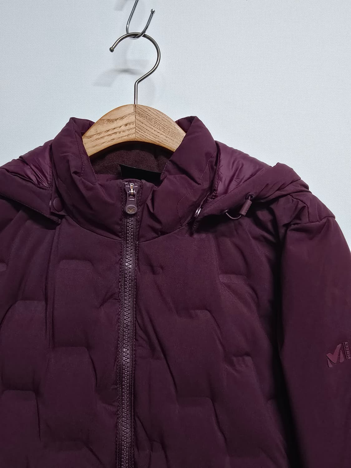 밀레 여성용 퍼플 구스다운패딩 점퍼95 상품이미지2