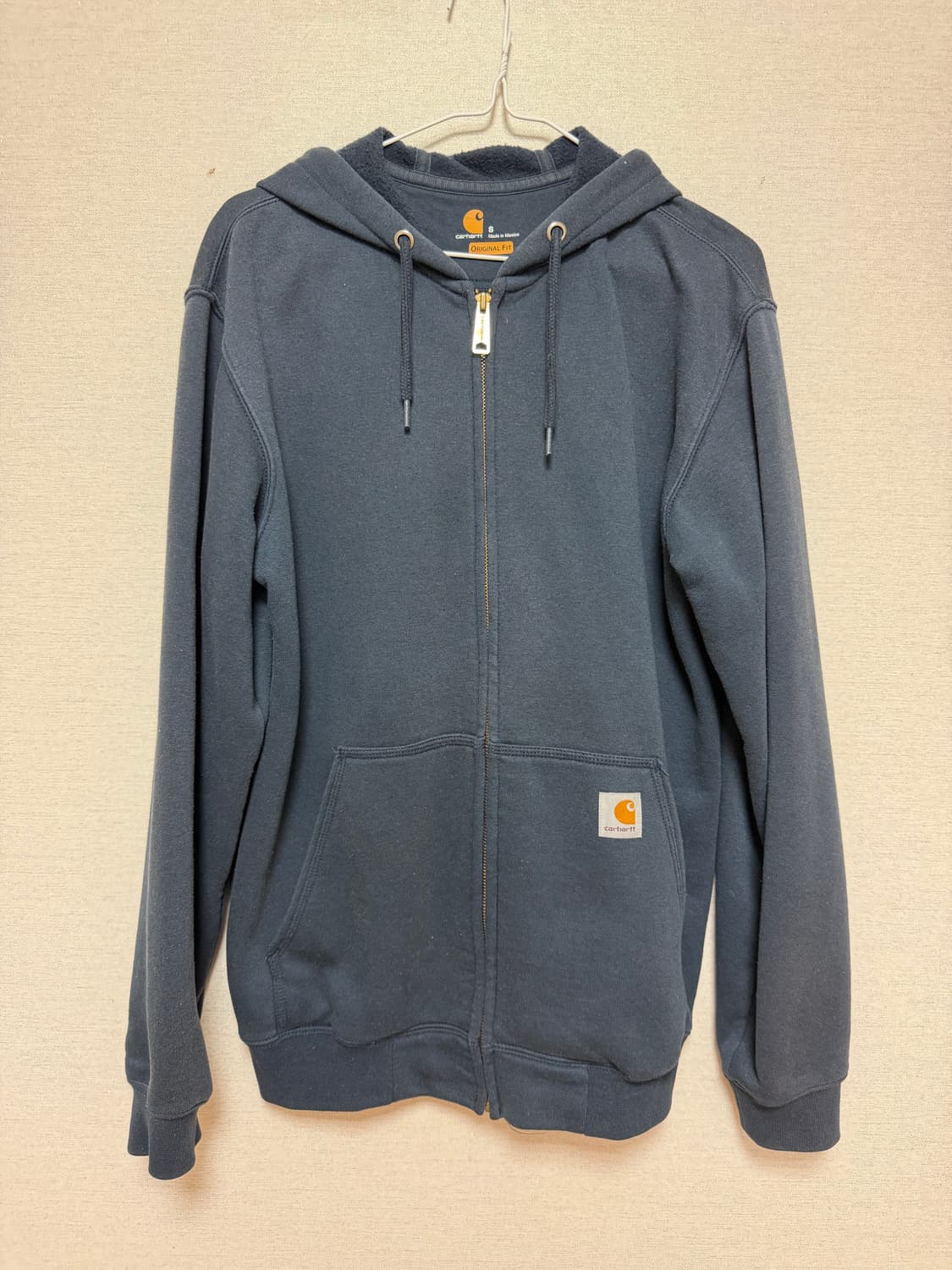 칼하트 네이비 후드집업 판매합니다 상품이미지1