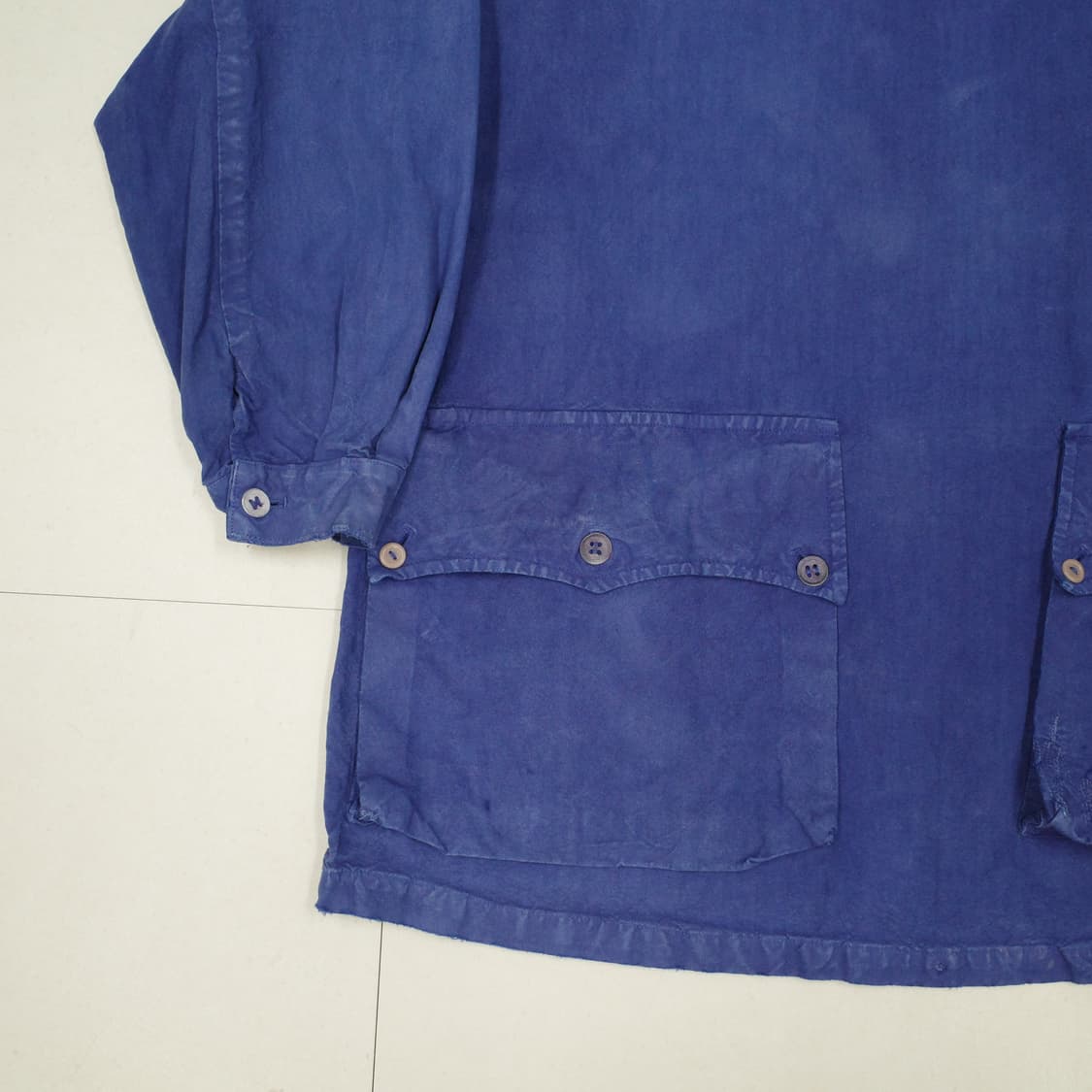 50s 스웨덴군 M39 스노우 파카 블루 염색 개체 105 상품이미지4