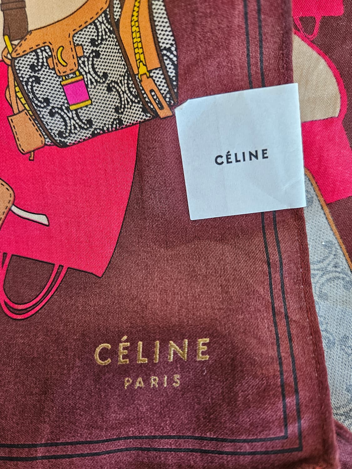 셀린느손수건(CELINE) 백 패턴 손수건 상품이미지3