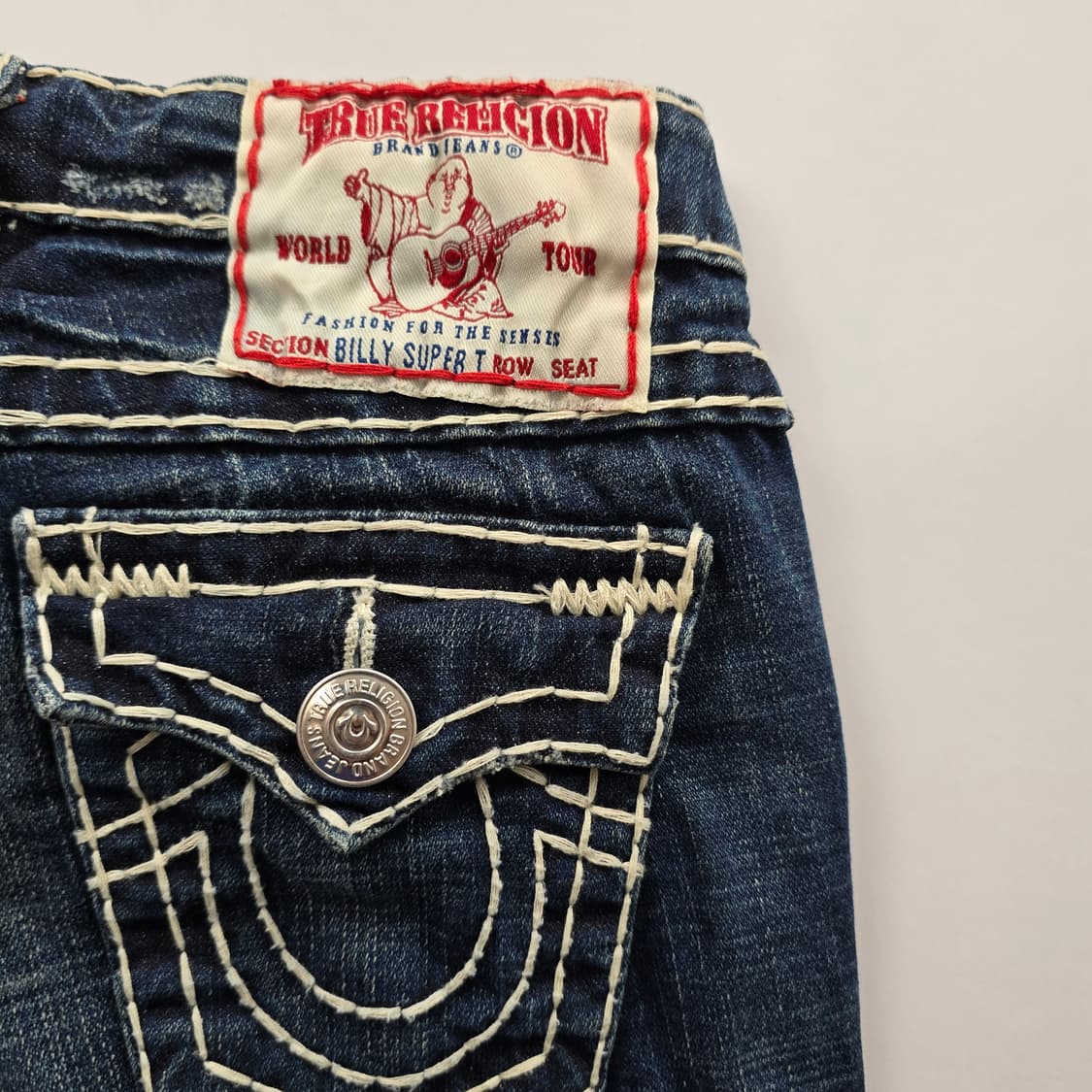 트루릴리전 청바지 미국 스판 일자 사이즈24 R5903 상품이미지5