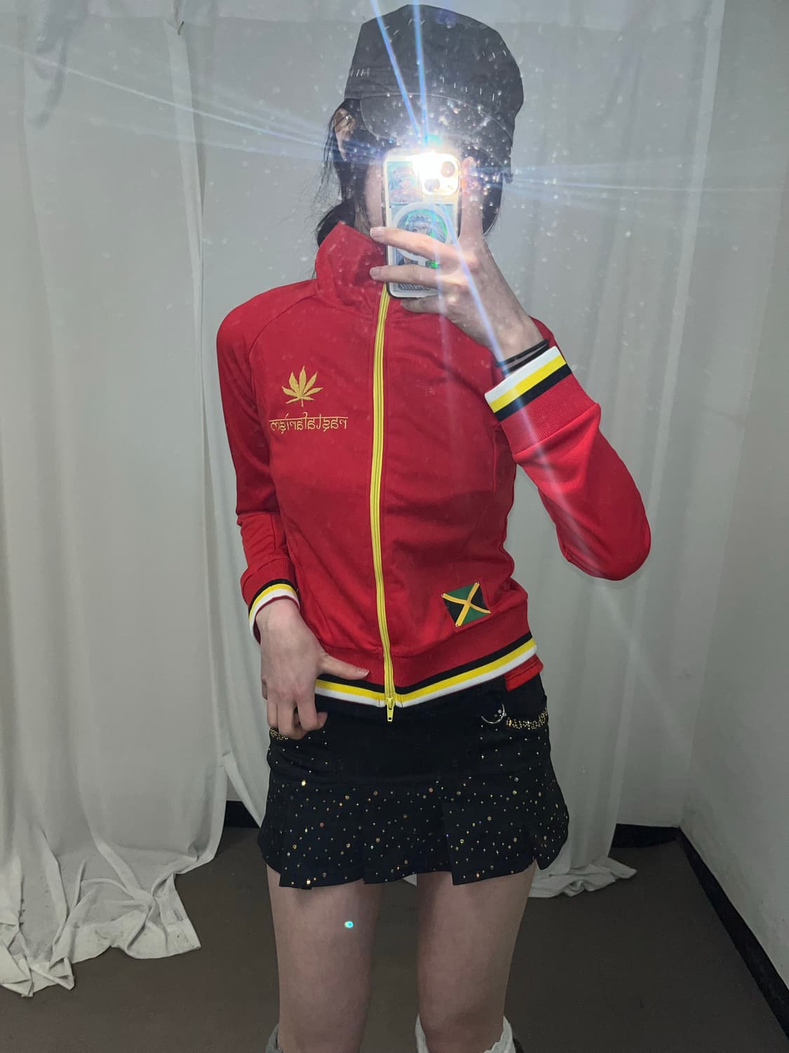 00‘s 레드 큐빅 져지 상품이미지2