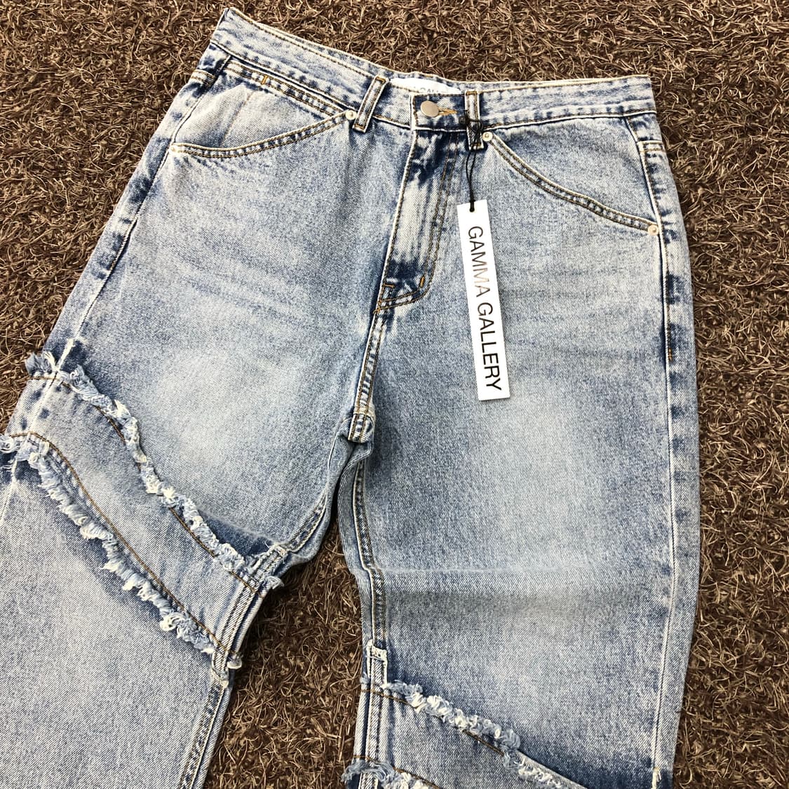 감마갤러리 웨이브진 데님 팬츠 상품이미지2