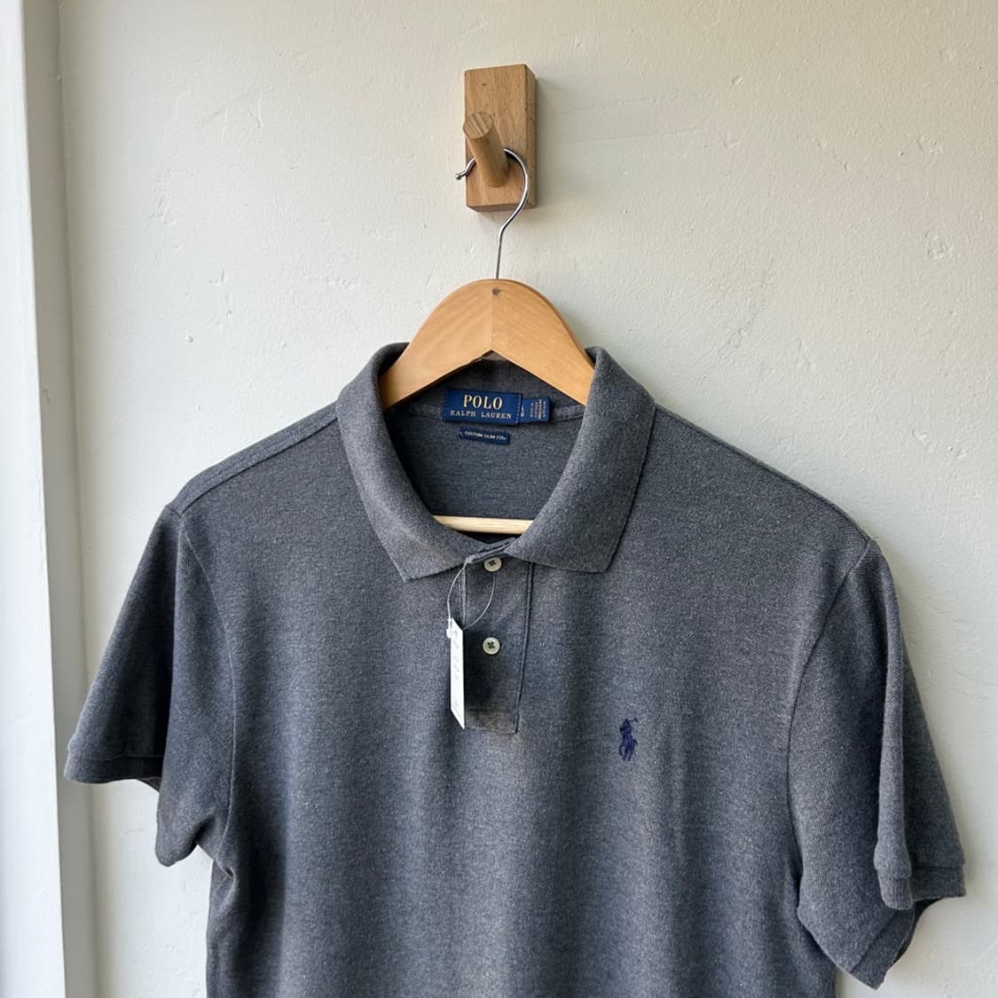 16550 - 폴로 랄프로렌 차콜 반팔 카라티 상품이미지1