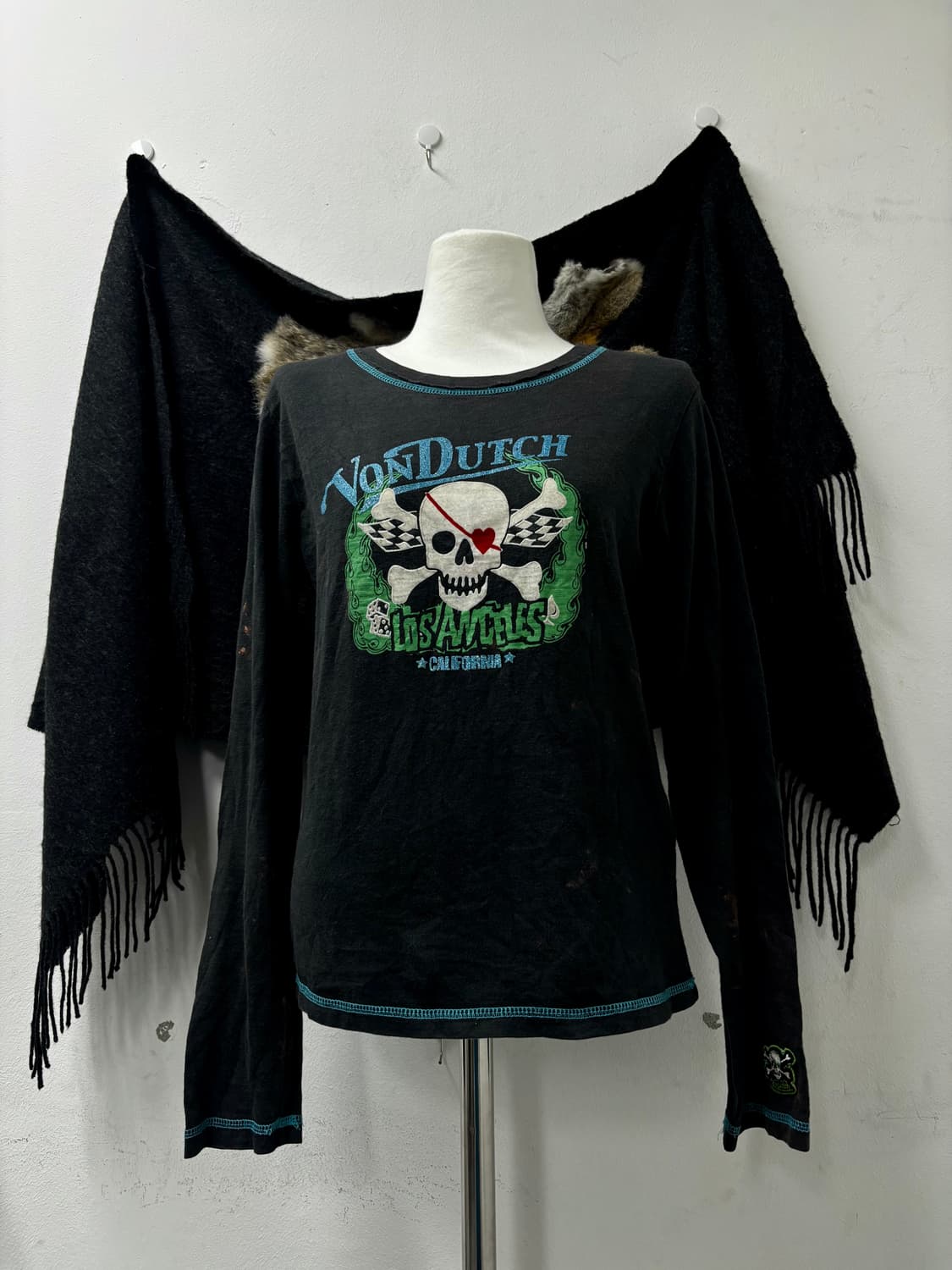“VONDUTCH” Kitsch Skull Print Sleeve 상품이미지8