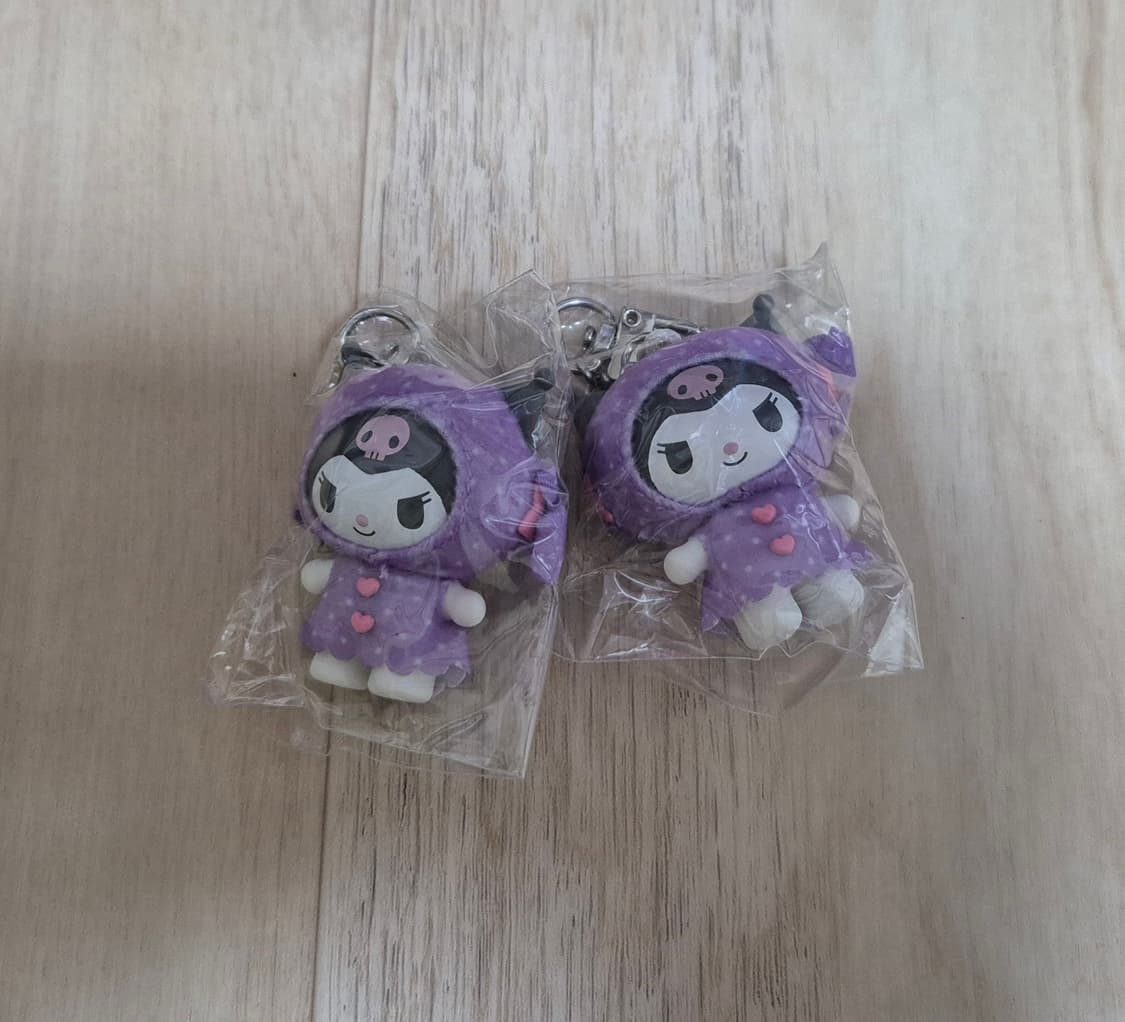 산리오 치비토모 2탄 스위츠 디저트 키링 챰 쿠로미 상품이미지1