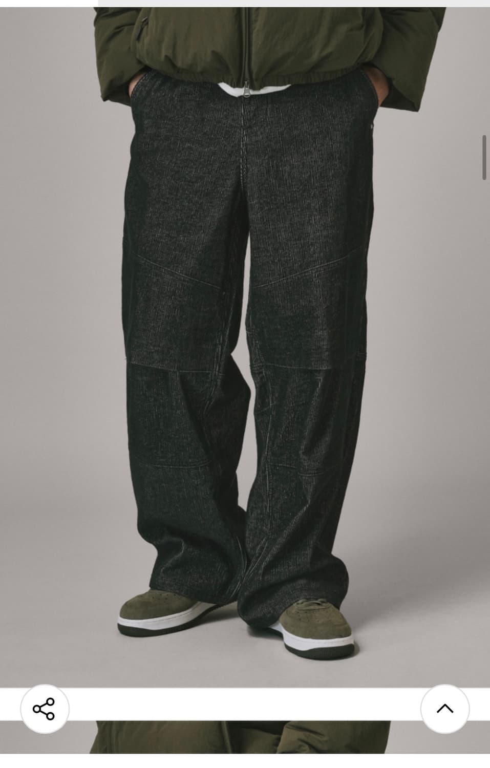 버던트 코로듀이 절개 팬츠 상품이미지3