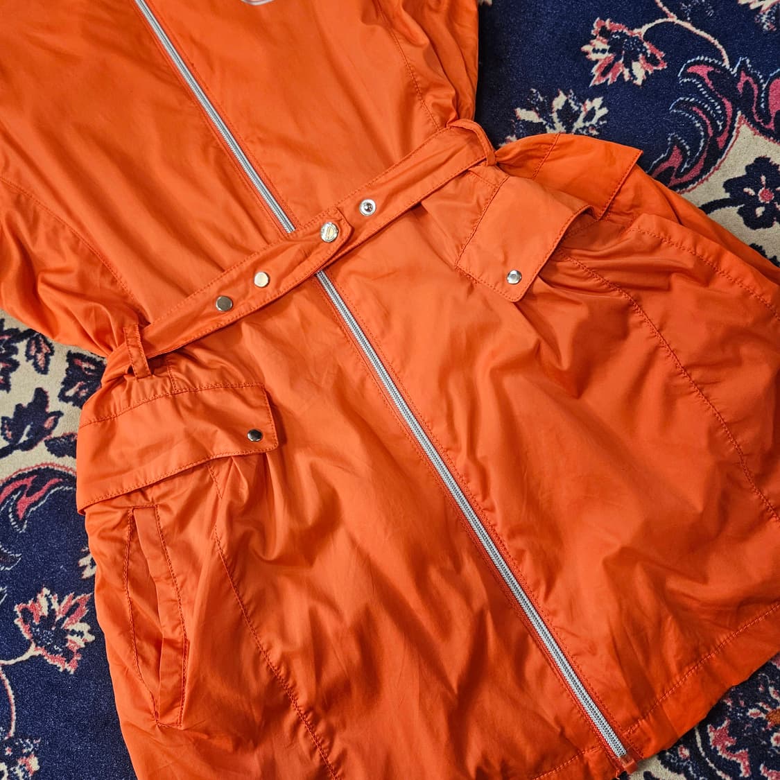 팜스프링스 벨트 셔링넥 집업 바람막이 베스트 상품이미지3