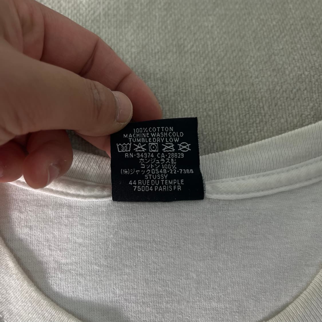 105 스투시 다이스 아웃 반팔 티셔츠 상품이미지4