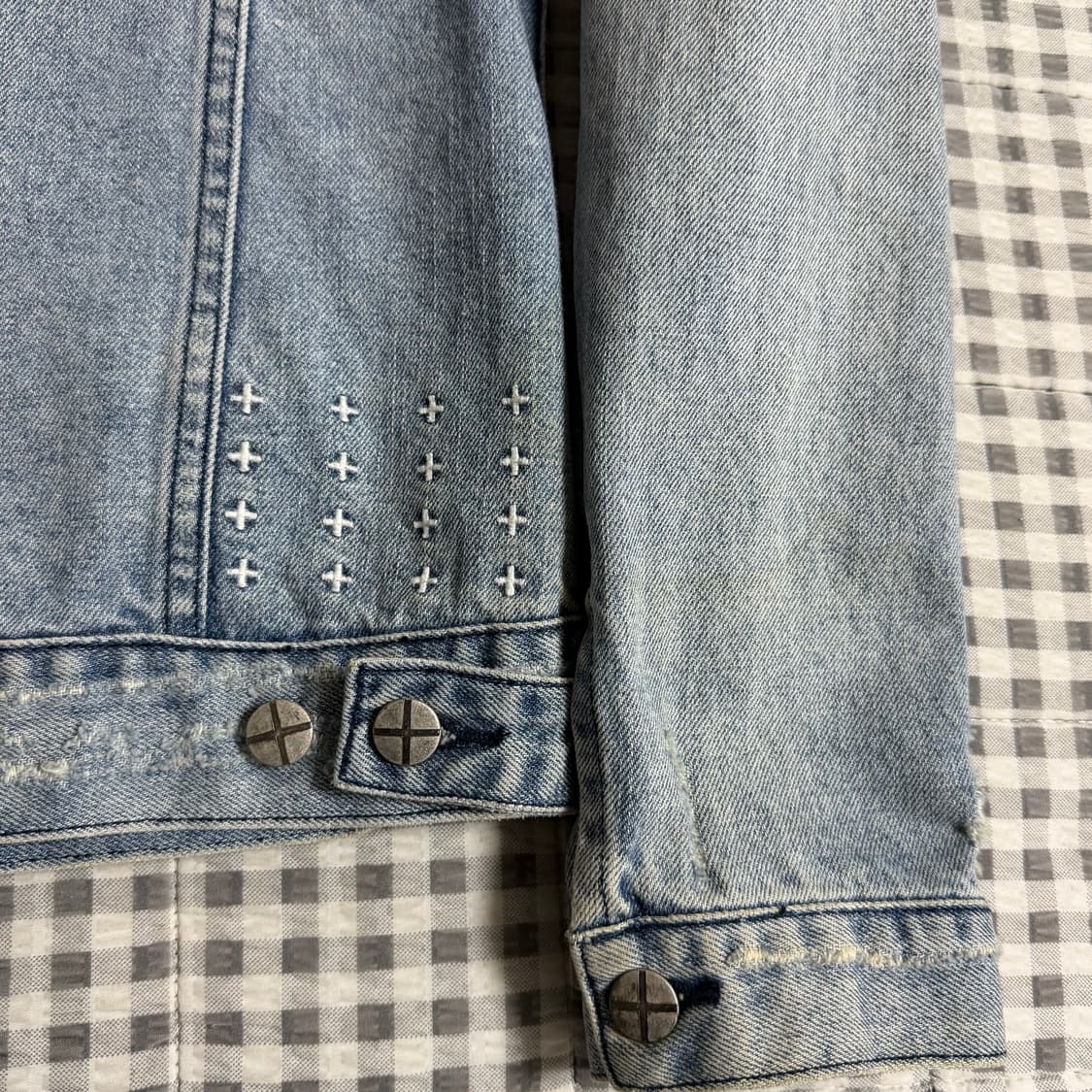 (M) Ksubi 수비 디스트로이드 데님 자켓 상품이미지7