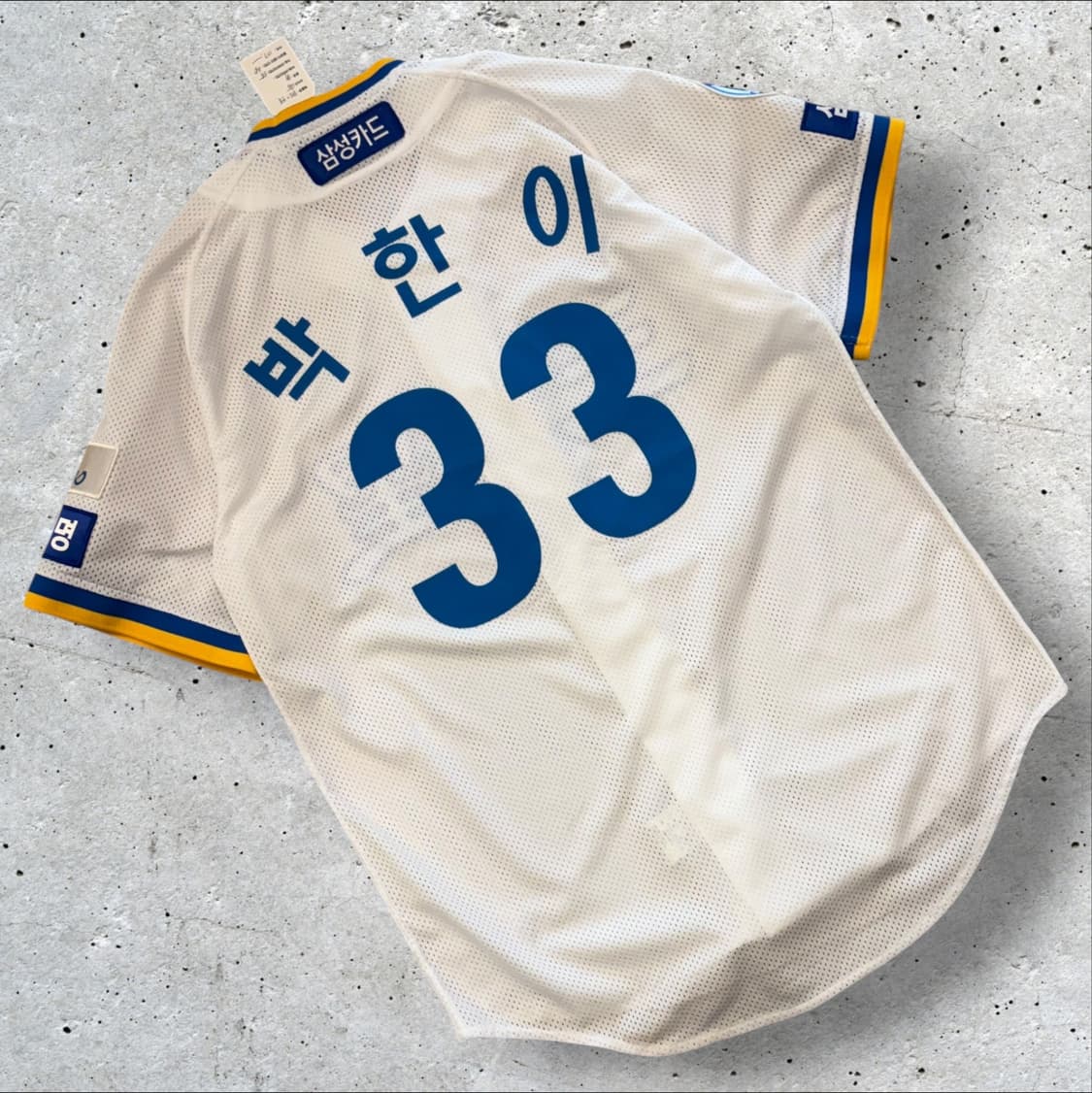 [95] 삼성 라이온즈 x 빈폴 박한이 스포츠 유니폼 반팔 셔츠 E233 상품이미지2