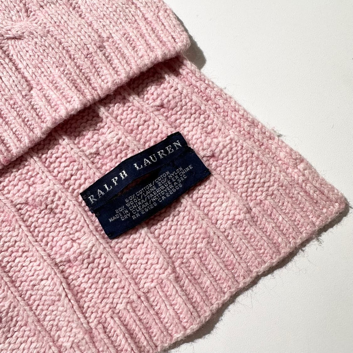 폴로 랄프로렌 케이블 니트 머플러 목도리 상품이미지4