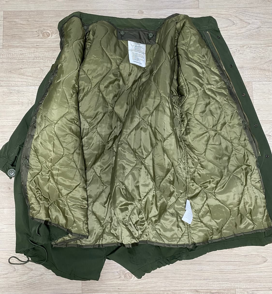 [s] 밀텍 m65 피쉬테일 자켓 개파카 올리브 상품이미지4