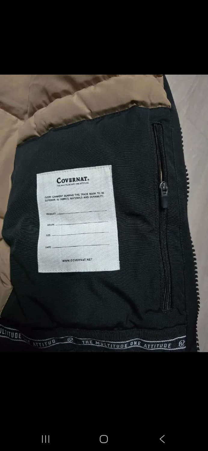 커버낫 덕다운남자 패딩점퍼 싸이즈95m 상품이미지6