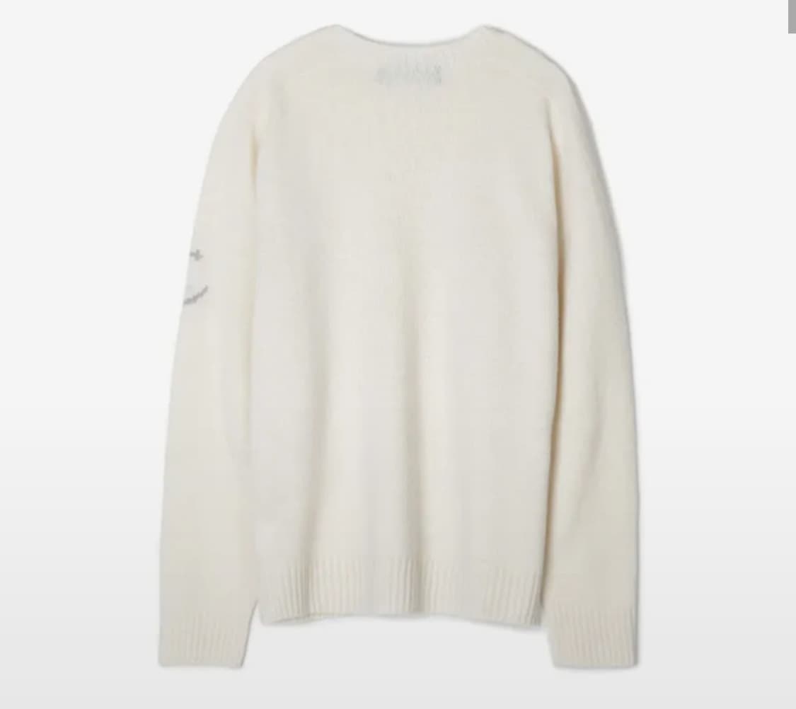 건지울른스 홀가먼트 메리노울 스웨터 에크루 M 상품이미지3