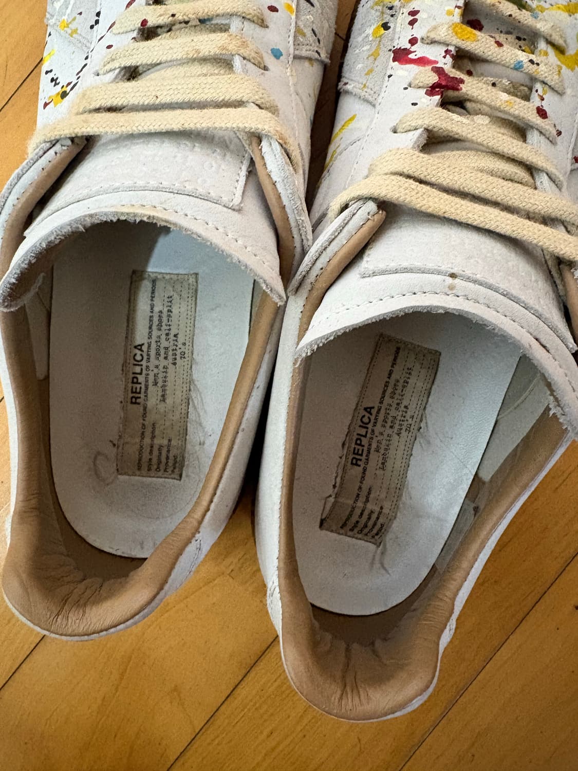 메종 마르지엘라 독일군 페인팅 스니커즈 상품이미지3