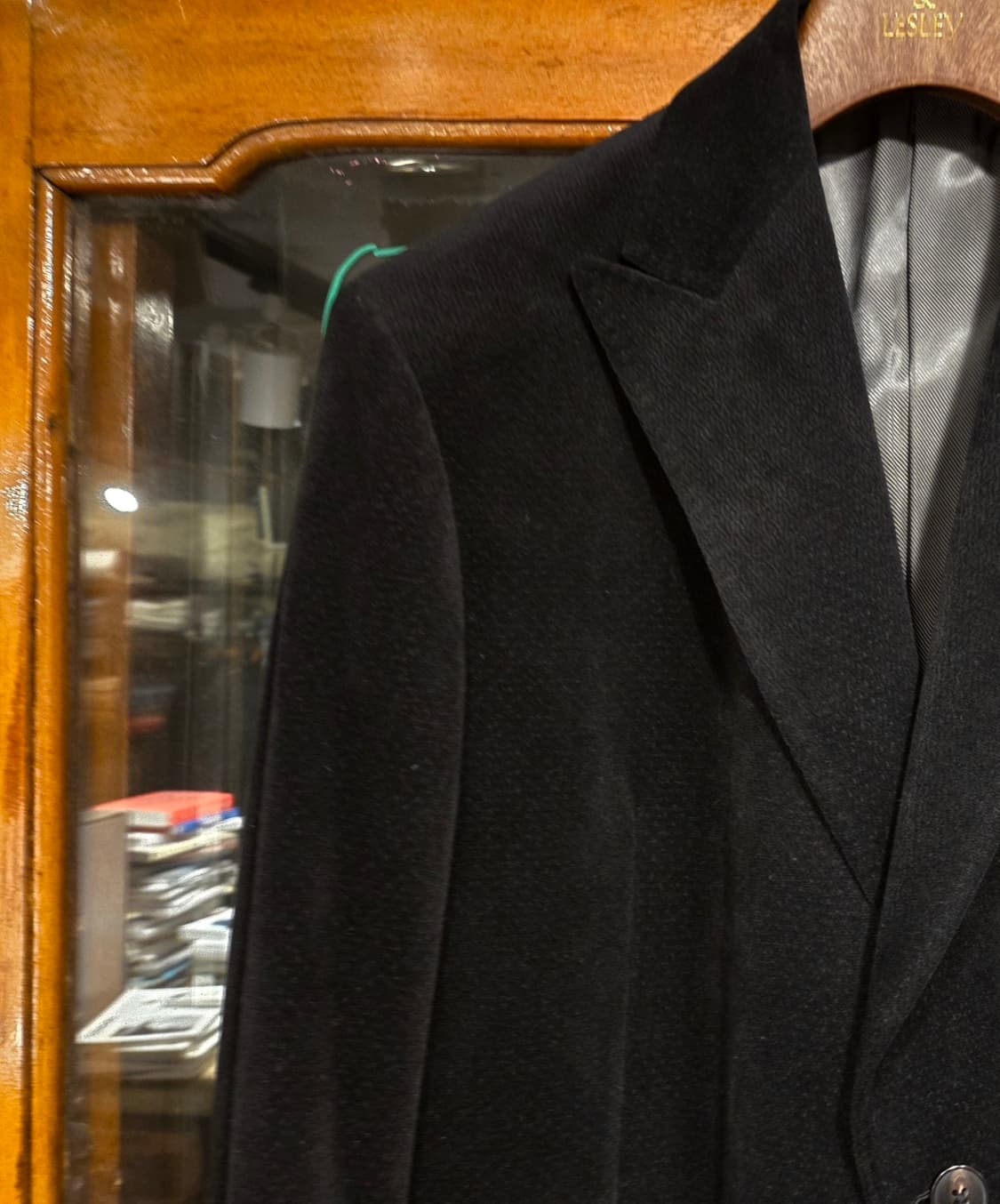 아르마니 꼴레지오니 벨루어자켓 상품이미지5